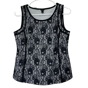 Ann Taylor Lace Tank Top.  Elegant and Beautiful Detailing